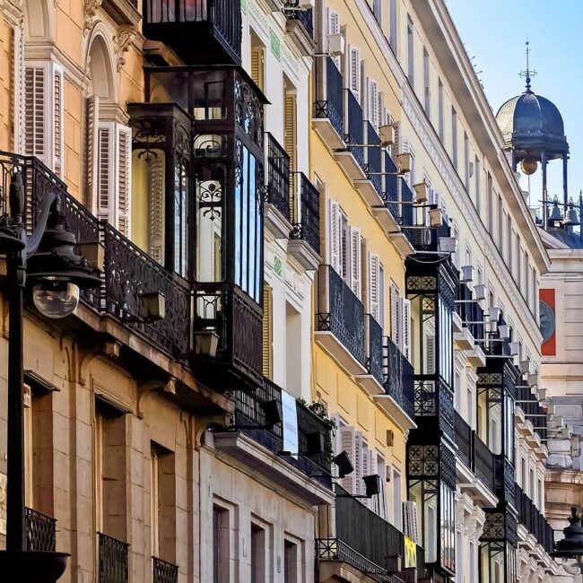 fachada edificio de madrid