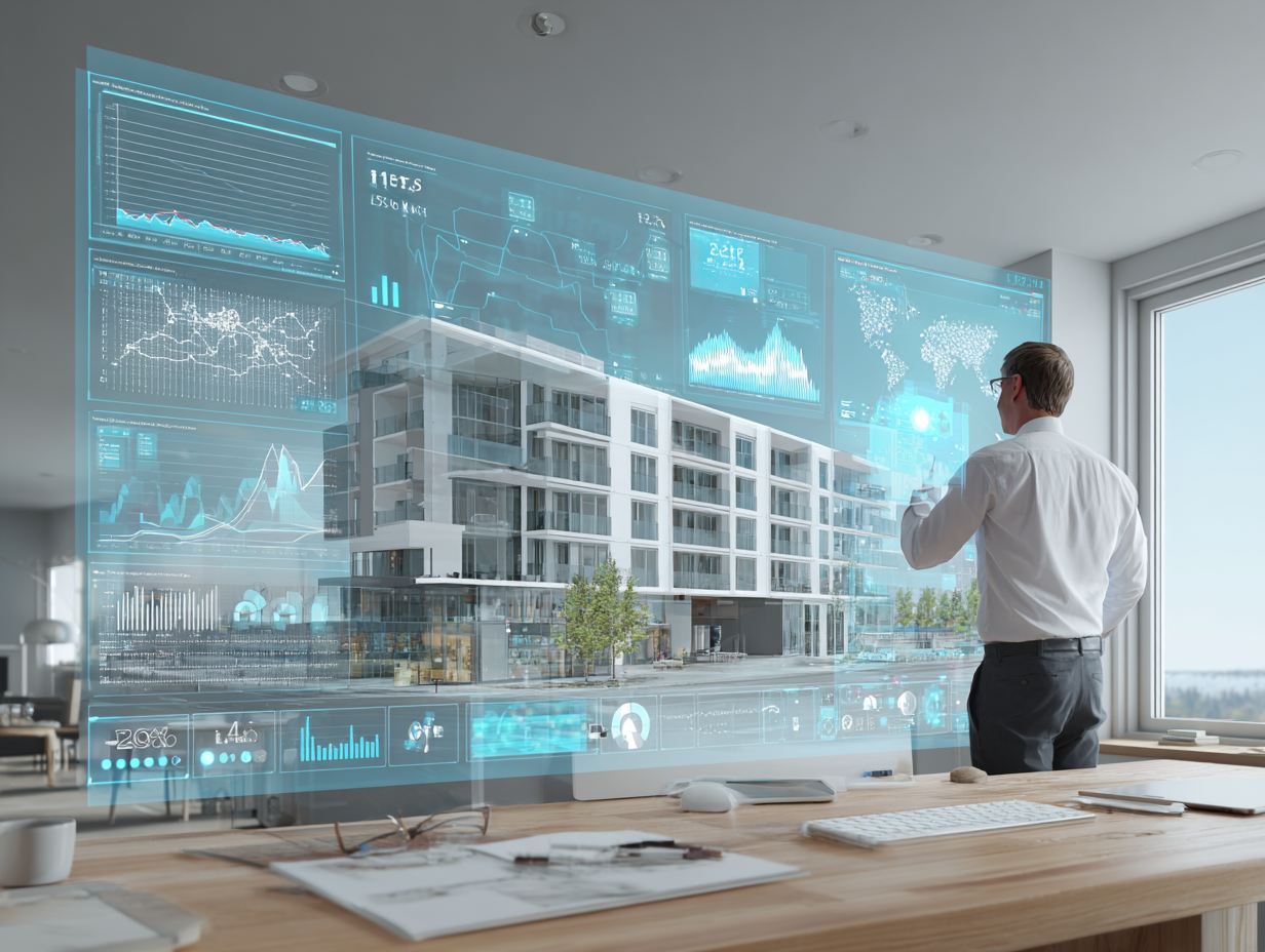 agente inmobiliario revisando tendencias del sector a través del big data